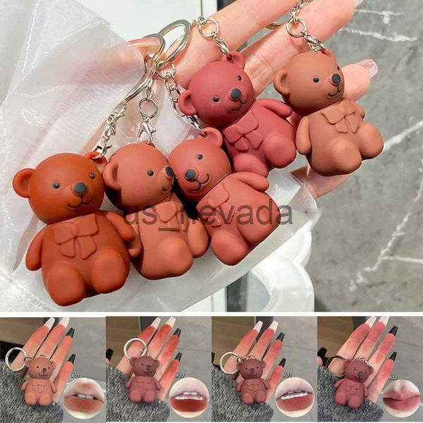 keychains lanyards cute cartoon bear lipstick key chain matte fog velvet lipstick party lip gloss lip balm longlasting waterproof keychain j, Silver
keychains lanyards cute cartoon bear lipstick key chain matte fog velvet lipstick party lip gloss lip balm longlasting waterproof keychain j, Silver