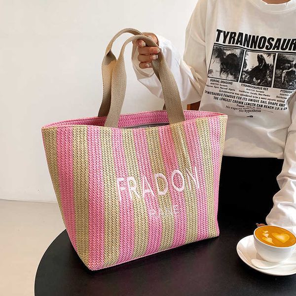 evening bags niche grass letter woven travel handbag large capacity shopping fitness bag for women
evening bags niche grass letter woven travel handbag large capacity shopping fitness bag for women