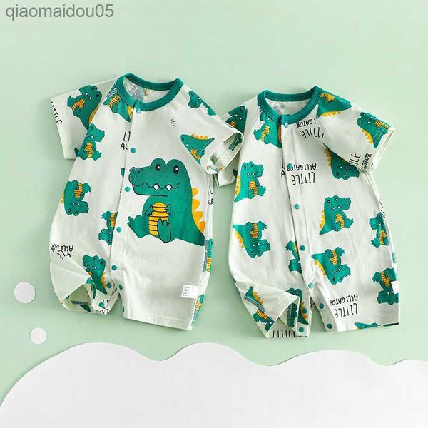 summer newborn clothes baby boys girls 100% cotton cartoon dinosaur printed jumpsuit short sleeve baby romper pajamas clothing l230712, Blue
summer newborn clothes baby boys girls 100% cotton cartoon dinosaur printed jumpsuit short sleeve baby romper pajamas clothing l230712, Blue