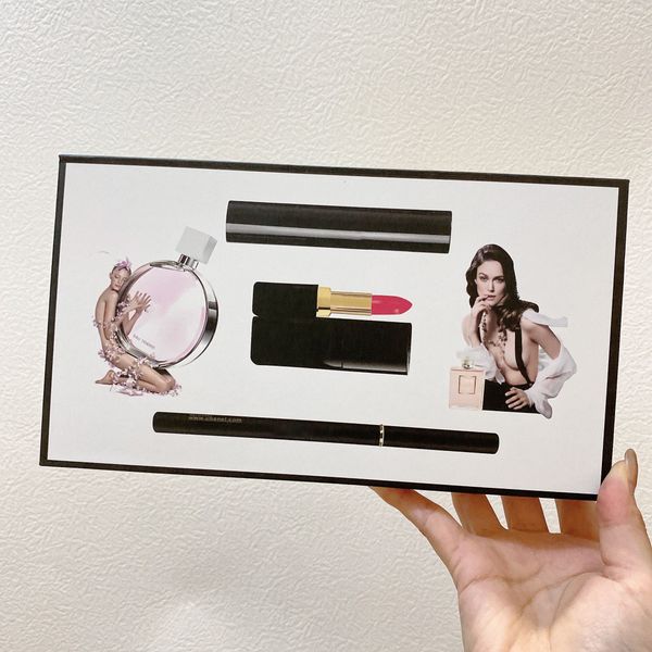 to the us in 3-7 days christmas gift est sale set 15ml perfume lipsticks eyeliner mascara 5 in 1 with box lips cosmetics kit for women gift
to the us in 3-7 days christmas gift est sale set 15ml perfume lipsticks eyeliner mascara 5 in 1 with box lips cosmetics kit for women gift