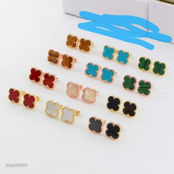 designer stud earrings love clover for women fashion wedding earring jewelry, Golden;silver
designer stud earrings love clover for women fashion wedding earring jewelry, Golden;silver
