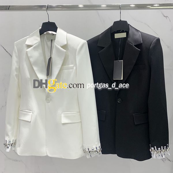 designers women coats professional ol coat luxury woman lapel blazer white black long sleeve jacket
designers women coats professional ol coat luxury woman lapel blazer white black long sleeve jacket