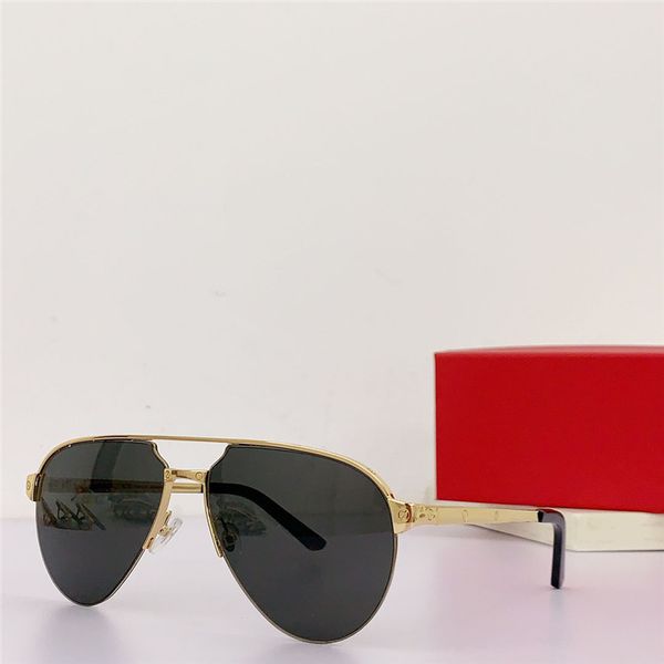 new fashion design pilot sunglasses 0386s metal half frame classic simple and popular style versatile outdoor uv400 protection eyewear, White;black
new fashion design pilot sunglasses 0386s metal half frame classic simple and popular style versatile outdoor uv400 protection eyewear, White;black