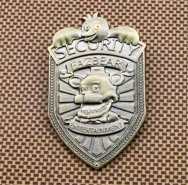 whole5 nights at freddys fazbear security badge pin antique bronze plated fnaf1022029, Gray
whole5 nights at freddys fazbear security badge pin antique bronze plated fnaf1022029, Gray