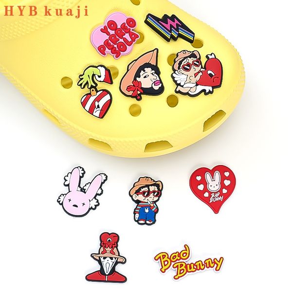hybkuaji bad bunny shoe charms wholesale shoes decorations pvc buckles for shoes 170-20-38, White;pink
hybkuaji bad bunny shoe charms wholesale shoes decorations pvc buckles for shoes 170-20-38, White;pink