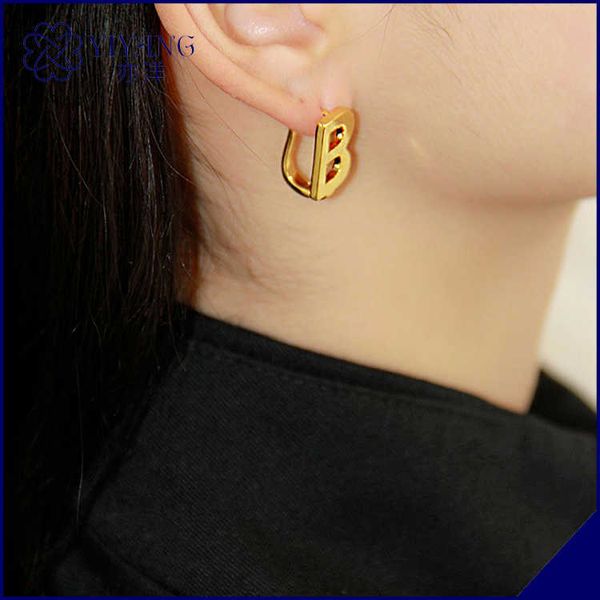 yiyang jewelry version personalized simple letter ear buckle men's and women's fashion earrings earring, Golden
yiyang jewelry version personalized simple letter ear buckle men's and women's fashion earrings earring, Golden