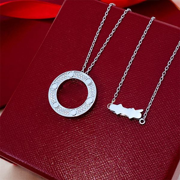 love necklace jewlery designer silver rose gold chain woman man lovers double ring pendant electroplating of titanium steel diamond necklace
love necklace jewlery designer silver rose gold chain woman man lovers double ring pendant electroplating of titanium steel diamond necklace