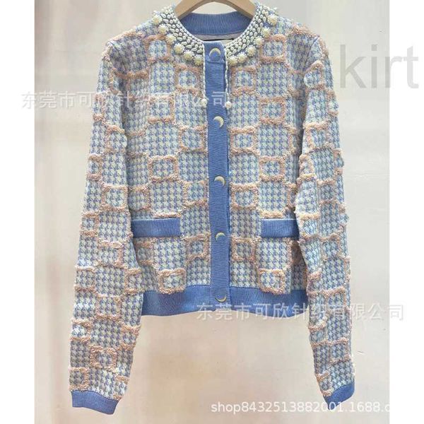 women's knits & tees designer g round neck beaded long sleeve cardigan female letter coat celebrity style woolen sweater new product fo, White
women's knits & tees designer g round neck beaded long sleeve cardigan female letter coat celebrity style woolen sweater new product fo, White