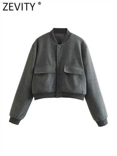 women's jackets zevity 2023 women safari style stand collar pocket patch short woolen jacket coat female casual outerwear chic coat ct, Black;brown
women's jackets zevity 2023 women safari style stand collar pocket patch short woolen jacket coat female casual outerwear chic coat ct, Black;brown
