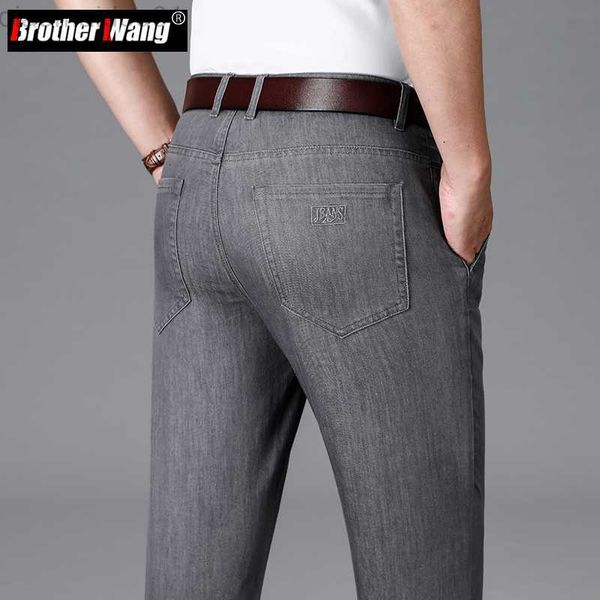 men's jeans 2023 spring summer new men's regular fit gray thin jeans classic style business fashion stretch denim trousers male br, Blue
men's jeans 2023 spring summer new men's regular fit gray thin jeans classic style business fashion stretch denim trousers male br, Blue
