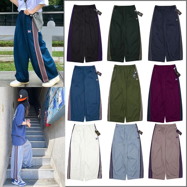 mens pants comfortable stylish wide board awge needle sweatpants men and women 1 embroidered butterfly striped 230724, Black
mens pants comfortable stylish wide board awge needle sweatpants men and women 1 embroidered butterfly striped 230724, Black