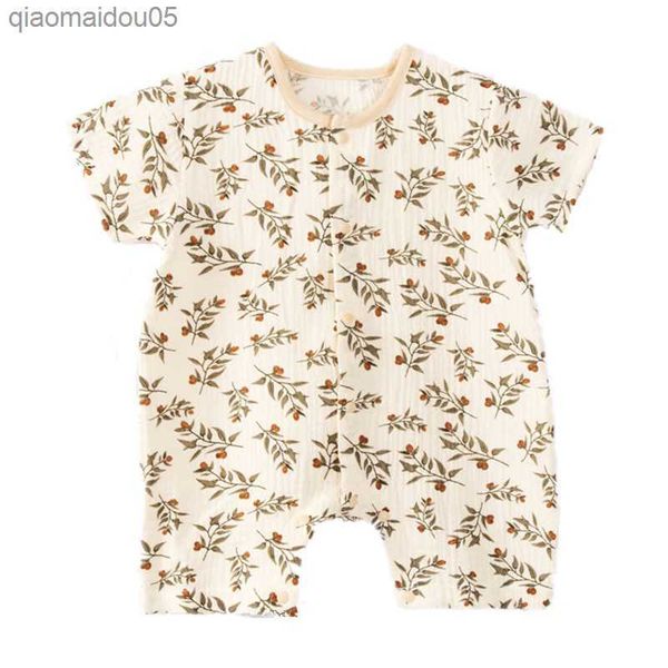 baby summer jumpsuit newborn muslin cotton soft shorts sleeve romper girls boys infant clothes 0-2 years l230712, Blue
baby summer jumpsuit newborn muslin cotton soft shorts sleeve romper girls boys infant clothes 0-2 years l230712, Blue