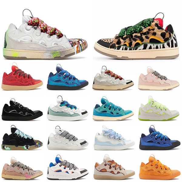 2023 luxury lanvines designer sneakers casual shoes flats laceup extraordinary embossed leather curb calfskin rubber nappa platform sole wom, Black
2023 luxury lanvines designer sneakers casual shoes flats laceup extraordinary embossed leather curb calfskin rubber nappa platform sole wom, Black
