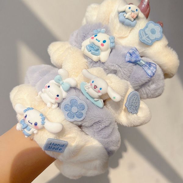 kuromi plush fluffy large intestine hair rope big size scrunchies women winter soft headwear girl ponytail holder hair accessories headband, Slivery;white
kuromi plush fluffy large intestine hair rope big size scrunchies women winter soft headwear girl ponytail holder hair accessories headband, Slivery;white