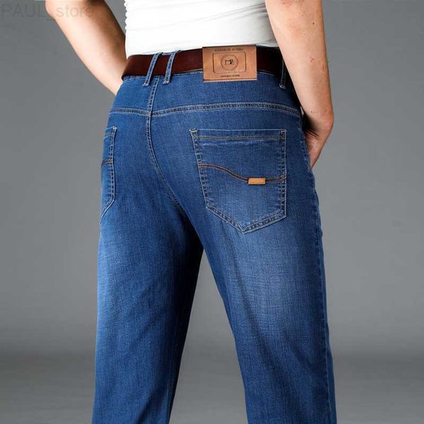 men's mens jeans classic brand men thin black springsummer business straight loose stretch pants autumn male slim denim trousers 230327, Blue
men's mens jeans classic brand men thin black springsummer business straight loose stretch pants autumn male slim denim trousers 230327, Blue