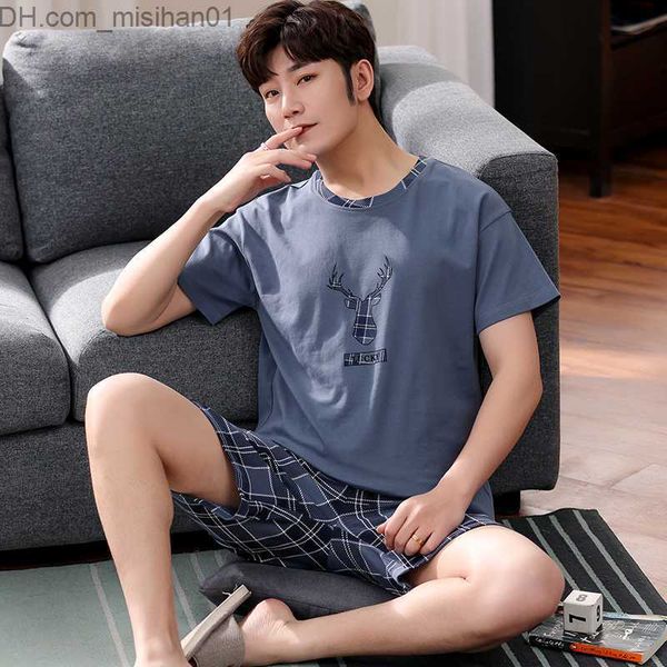 men's sleepwear summer 4xl men's pajamas set casual short plaid shorts set pajamas cartoon men's pajamas z230725, Black;brown
men's sleepwear summer 4xl men's pajamas set casual short plaid shorts set pajamas cartoon men's pajamas z230725, Black;brown