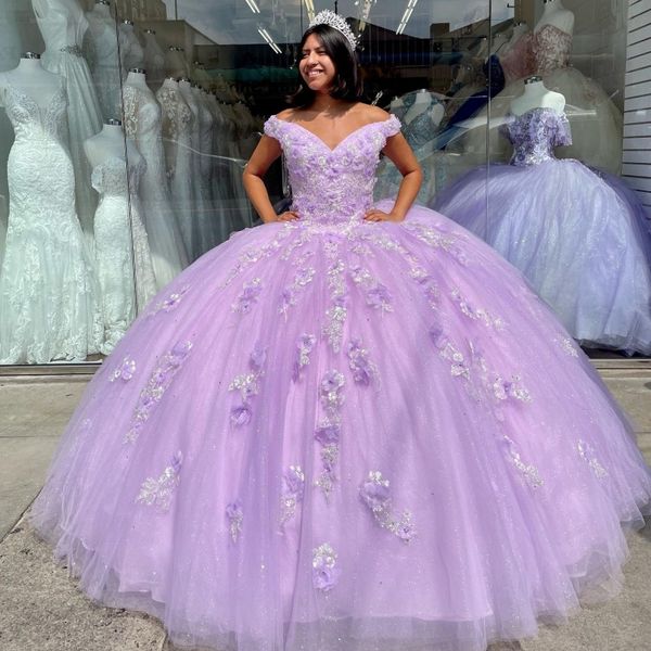 gorgeous lavender sequins quinceanera dresses for 15 year ball gown v neck off the shoulder 3dflower for girl party dress, Blue;red
gorgeous lavender sequins quinceanera dresses for 15 year ball gown v neck off the shoulder 3dflower for girl party dress, Blue;red