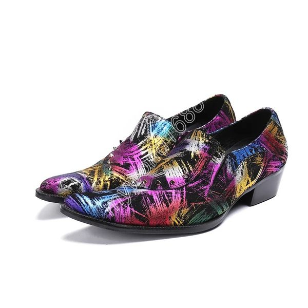 2023 fashion pointed toe night club party shoes social slip on colorful prom shoes british style male leather banquet shoes, Black
2023 fashion pointed toe night club party shoes social slip on colorful prom shoes british style male leather banquet shoes, Black