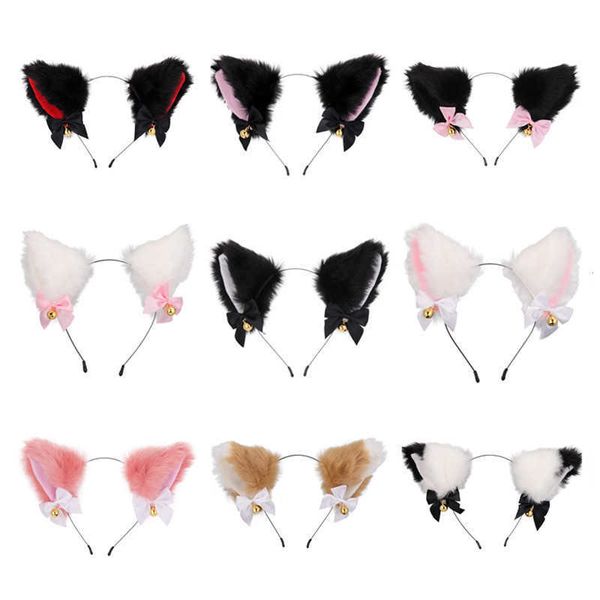 cat ear bell hair hoop cos cat girl hair ornament halloween headdress accessories, Black;brown
cat ear bell hair hoop cos cat girl hair ornament halloween headdress accessories, Black;brown