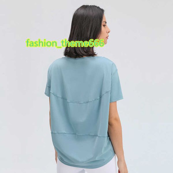 women's t-shirt l-22 nude yoga short sleeve women loose solid color fashion versatile front hem pleated casual gym sport suit shirt, White
women's t-shirt l-22 nude yoga short sleeve women loose solid color fashion versatile front hem pleated casual gym sport suit shirt, White
