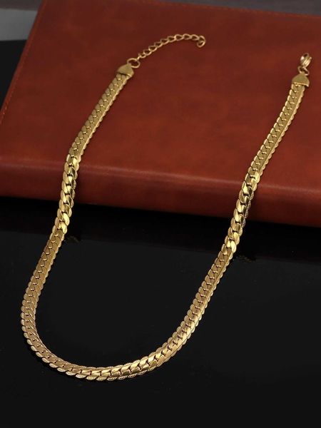 men's accessories fashionable and popular men minimalist chain necklace stainless steel for jewelry gift and for a stylish look, Silver
men's accessories fashionable and popular men minimalist chain necklace stainless steel for jewelry gift and for a stylish look, Silver