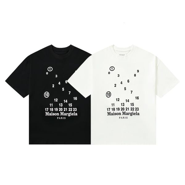 mens tshirts margiela style mm6 tshirt digital print simple short sleeve loose casual and womens oversized 230724, White;black
mens tshirts margiela style mm6 tshirt digital print simple short sleeve loose casual and womens oversized 230724, White;black