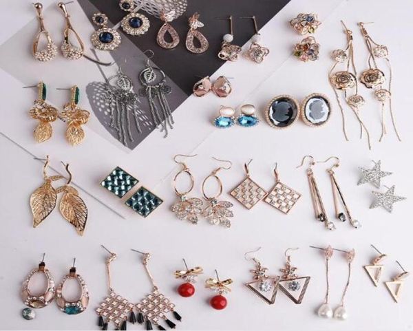 10pairslot mix style fashion stud earrings nail for gift craft jewelry earring ew0502719725, Golden;silver
10pairslot mix style fashion stud earrings nail for gift craft jewelry earring ew0502719725, Golden;silver