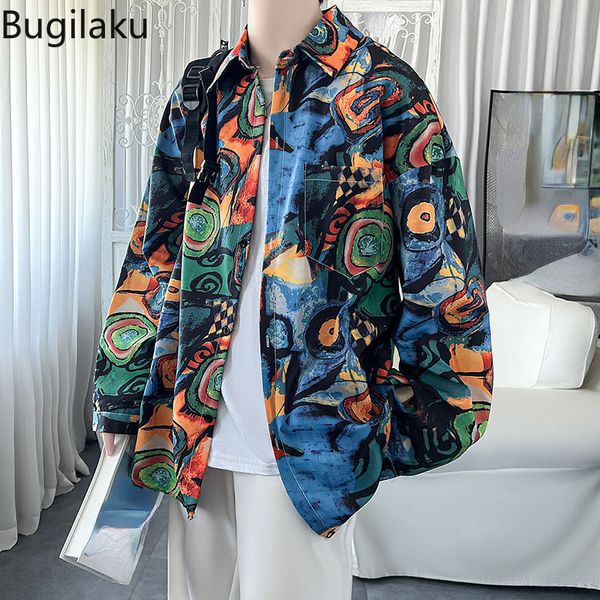 men's casual shirts bugilaku american yuppy style shirt for men with highend artistic graffiti long sleeves 230724, White;black
men's casual shirts bugilaku american yuppy style shirt for men with highend artistic graffiti long sleeves 230724, White;black