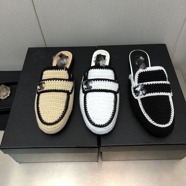 brands raffia straw espadrilles interlocking c flat mules half slippers sandal knitted weave designer slipper buckle platform mule slides su, Black
brands raffia straw espadrilles interlocking c flat mules half slippers sandal knitted weave designer slipper buckle platform mule slides su, Black