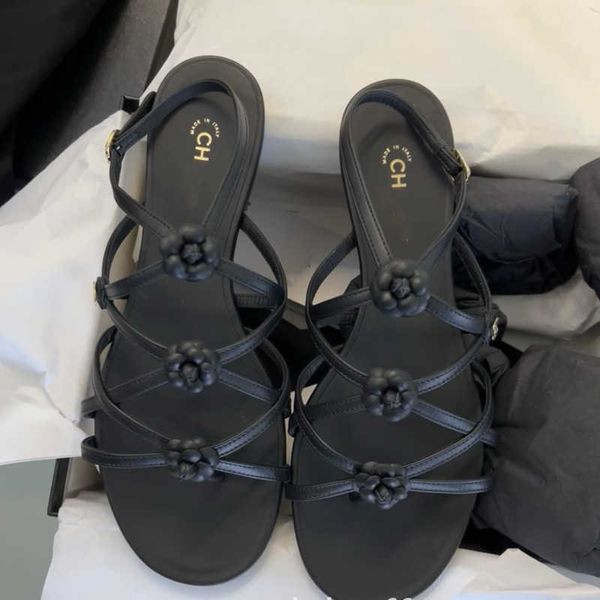 camellia flip-flops flat women's one-line buckle gladiator flat sandals women's luxury designer shoes slide women's flowers s, Black
camellia flip-flops flat women's one-line buckle gladiator flat sandals women's luxury designer shoes slide women's flowers s, Black