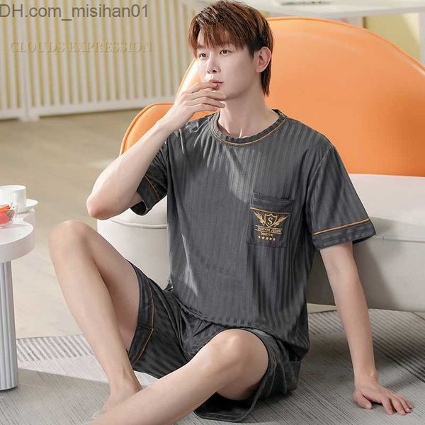 men's sleepwear brand men's pajamas knitted cotton men's pajamas set casual short pajamas plus xxxxl household pajamas pj z23, Black;brown
men's sleepwear brand men's pajamas knitted cotton men's pajamas set casual short pajamas plus xxxxl household pajamas pj z23, Black;brown