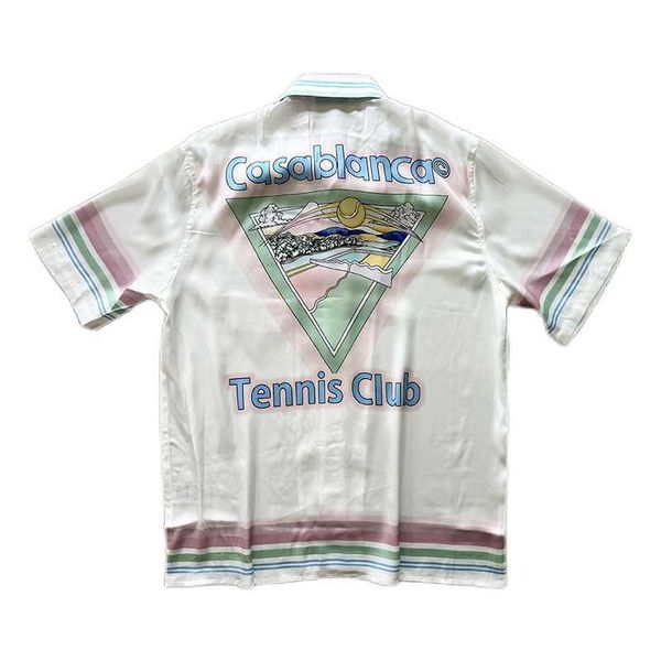 casablanca button up shirt tennis club printed academy style draping casual fashion men's and women's short sleeve shirts, White;black
casablanca button up shirt tennis club printed academy style draping casual fashion men's and women's short sleeve shirts, White;black