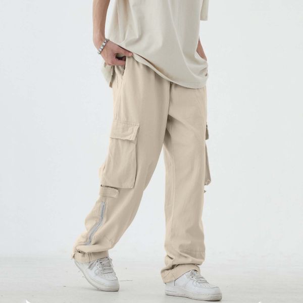 mens pants casual multi pockets combat straight cargo high street trend loose trousers sports skateboard zip hem bottoms hiking 230724, Black
mens pants casual multi pockets combat straight cargo high street trend loose trousers sports skateboard zip hem bottoms hiking 230724, Black