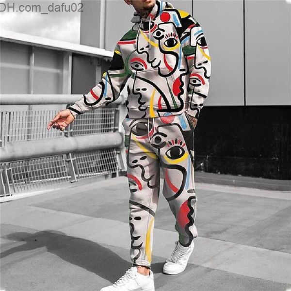 men's tracksuits 2022 winter men's warm sweater set men's sportswear 3d abstract cartoon digital printing men's/women�, Gray
men's tracksuits 2022 winter men's warm sweater set men's sportswear 3d abstract cartoon digital printing men's/women�, Gray