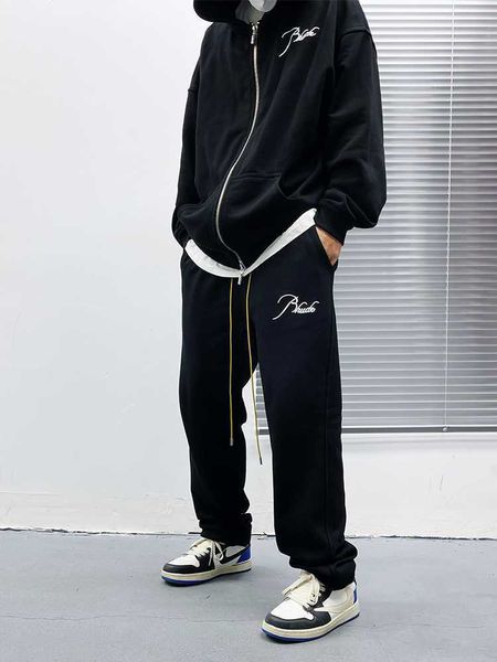 designer clothing casual pant trend brand rhude embroidery drawstring pants fog high street pants casual men's women's pants autum, Black
designer clothing casual pant trend brand rhude embroidery drawstring pants fog high street pants casual men's women's pants autum, Black