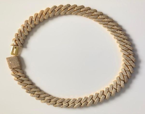 19mm full iced out heavy cuban chains necklace prong setting necklace fashion hip hop jewelry mens cuban link chain1289562, Silver
19mm full iced out heavy cuban chains necklace prong setting necklace fashion hip hop jewelry mens cuban link chain1289562, Silver