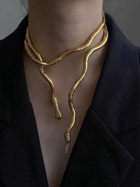 men's accessories men's 1pc fashionable alloy open-shaped snake pendant long necklace for daily wear (unisex) for jewelry gift and, Silver
men's accessories men's 1pc fashionable alloy open-shaped snake pendant long necklace for daily wear (unisex) for jewelry gift and, Silver