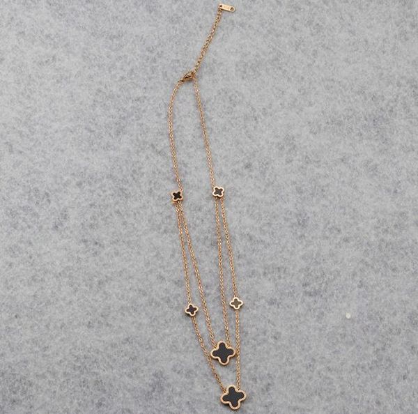 luxury brand designer necklace for women fashionable new four-leaf clover necklace titanium steel 18k gold pendant necklace jewelry, Silver
luxury brand designer necklace for women fashionable new four-leaf clover necklace titanium steel 18k gold pendant necklace jewelry, Silver