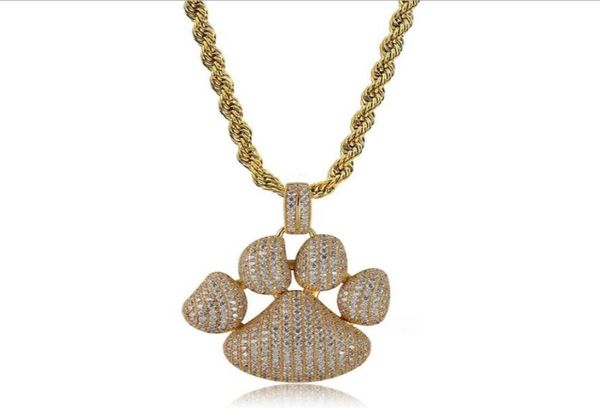 luxury bling zircon men necklaces fashion trendy rappers 18k gold platinum plated bear claw hip hop necklaces2310723, Silver
luxury bling zircon men necklaces fashion trendy rappers 18k gold platinum plated bear claw hip hop necklaces2310723, Silver