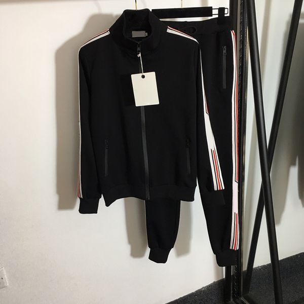 design sport tracksuit men women cotton jacket pants classic embroidery two pieces suit set trendy zipper tracksuits clothing, Black
design sport tracksuit men women cotton jacket pants classic embroidery two pieces suit set trendy zipper tracksuits clothing, Black