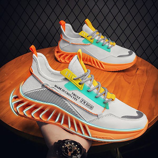 new men running shoes black white orange fashion jogging mesh soft breathable walking casual shoe mens trainers sport sneakers
new men running shoes black white orange fashion jogging mesh soft breathable walking casual shoe mens trainers sport sneakers