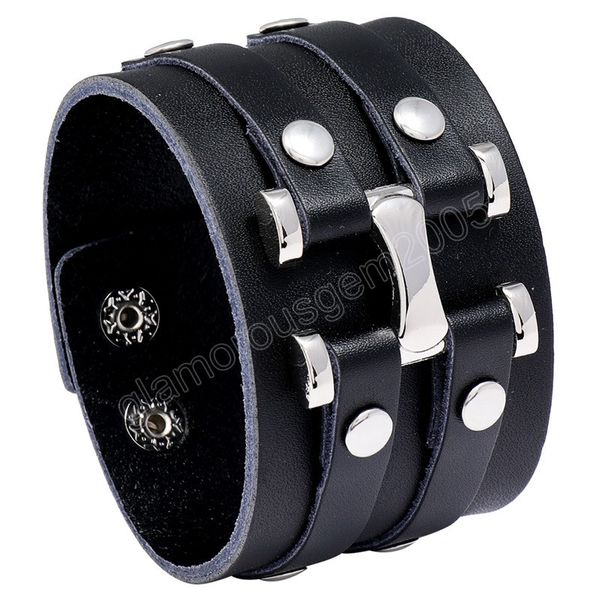 new fashion men wide genuine leather bracelet brown wide cuff bracelets & bangles vintage punk wristband men jewelry, Golden;silver
new fashion men wide genuine leather bracelet brown wide cuff bracelets & bangles vintage punk wristband men jewelry, Golden;silver