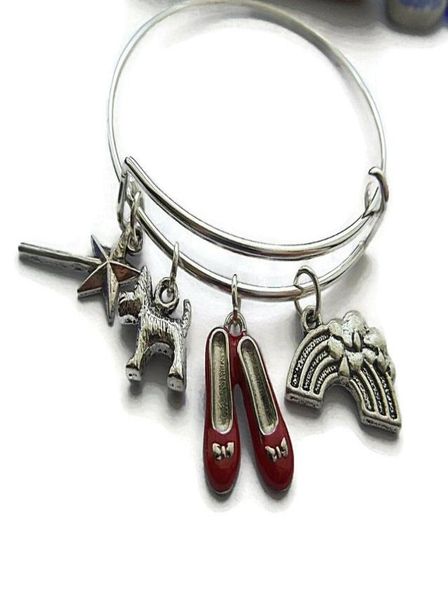 movie the wizard of oz expandable bangle there is no place like home bangle adjustable bracelet women girls fairy tale wristband gift4594412, Black
movie the wizard of oz expandable bangle there is no place like home bangle adjustable bracelet women girls fairy tale wristband gift4594412, Black