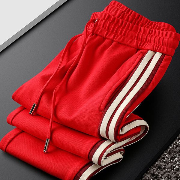 mens pants charming handsome red casual sports pants mens bundle feet autumn and winter knitted webbing sweatpants 230724, Black
mens pants charming handsome red casual sports pants mens bundle feet autumn and winter knitted webbing sweatpants 230724, Black