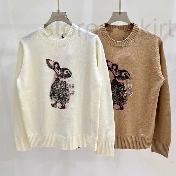 women's knits & tees designer style round neck beaded long sleeve sweater cute cartoon rabbit sweet autumn dnqf, White
women's knits & tees designer style round neck beaded long sleeve sweater cute cartoon rabbit sweet autumn dnqf, White