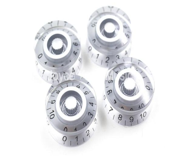 1 set of 4pcs niko transparent silver electric guitar knobs for lp sg style electric guitar wholes8639446
1 set of 4pcs niko transparent silver electric guitar knobs for lp sg style electric guitar wholes8639446