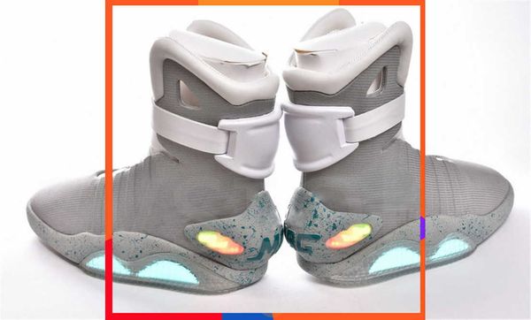 2023 new back to the future automatic laces air mag sneakers marty mcfly's led shoes back to the future glow in dark gray mcflys us7-11, Black
2023 new back to the future automatic laces air mag sneakers marty mcfly's led shoes back to the future glow in dark gray mcflys us7-11, Black
