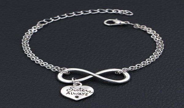 2019 new minimalism double infinity love sister always friends pendant bracelets for women men chain bangles for diy party je4379294, Golden;silver
2019 new minimalism double infinity love sister always friends pendant bracelets for women men chain bangles for diy party je4379294, Golden;silver