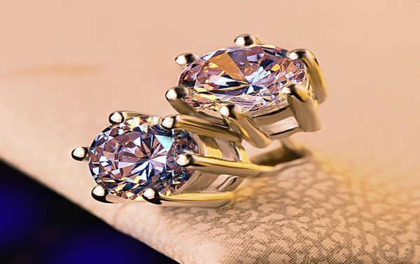 s925 sterling silver stud earrings bling zircon diamond stone engagement wedding jewelry3949911, Golden;silver
s925 sterling silver stud earrings bling zircon diamond stone engagement wedding jewelry3949911, Golden;silver