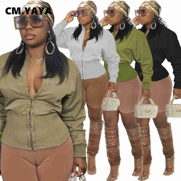 women's jackets cm.yaya women autumn winter patchwork long sleeve covered button tunic jacket outcoats l230724, Black;brown
women's jackets cm.yaya women autumn winter patchwork long sleeve covered button tunic jacket outcoats l230724, Black;brown